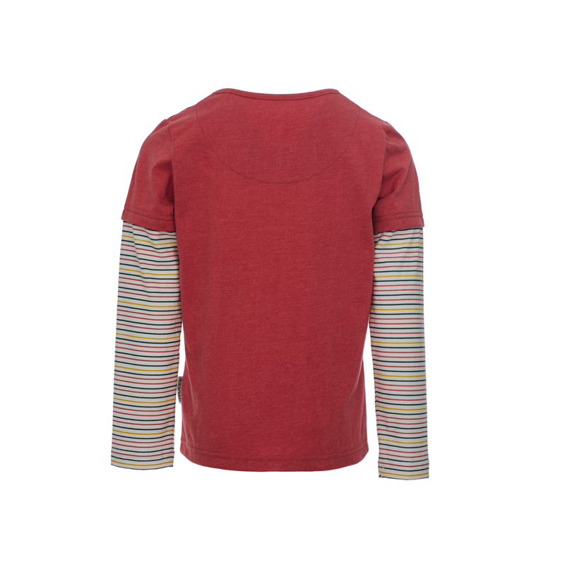 Horseware Girls Double Sleeve Top - Raspberry-1